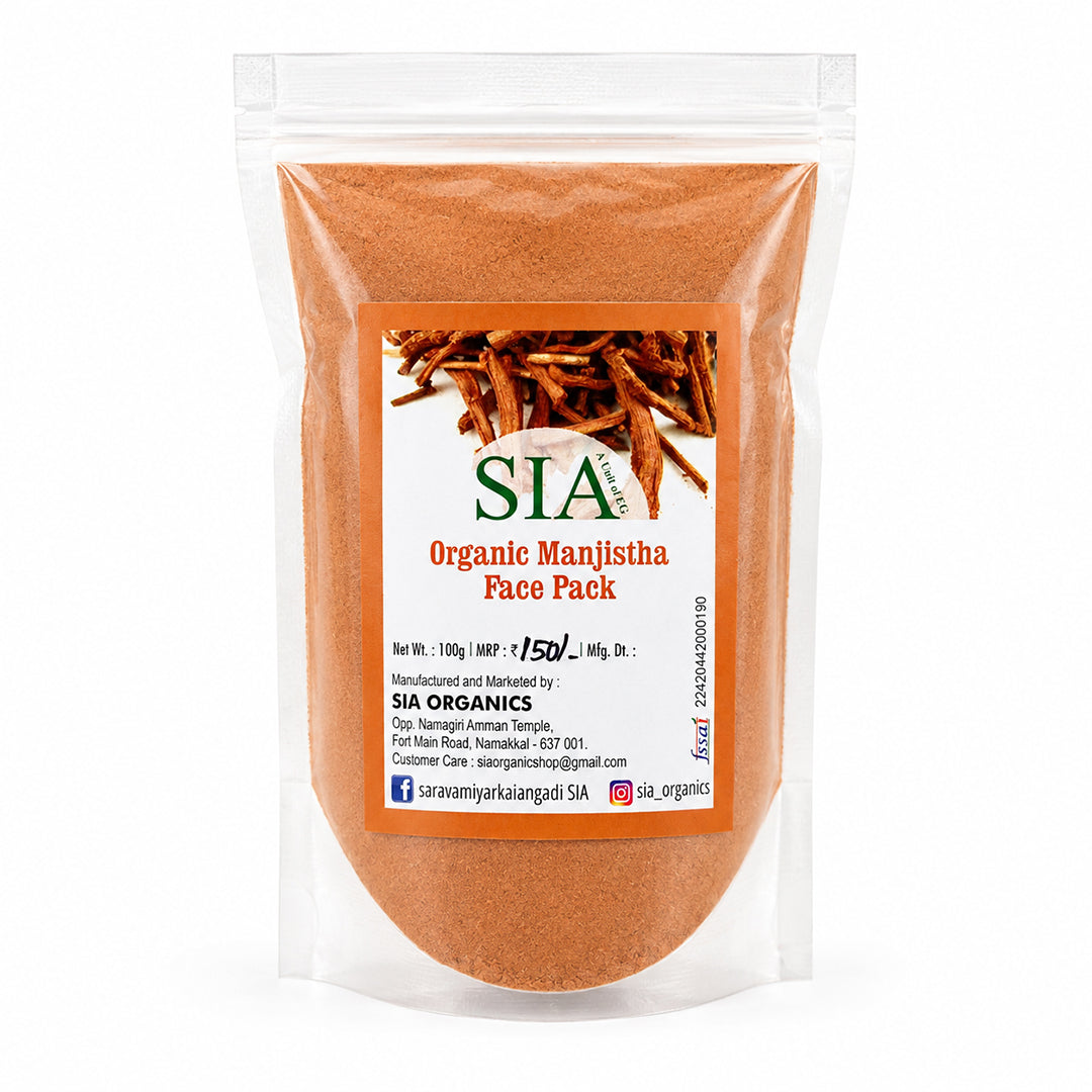 SIA Manjistha Glow Pack [For Adults – Men & Women] Natural Skin Brightening & Skin Clarifying Face Pack