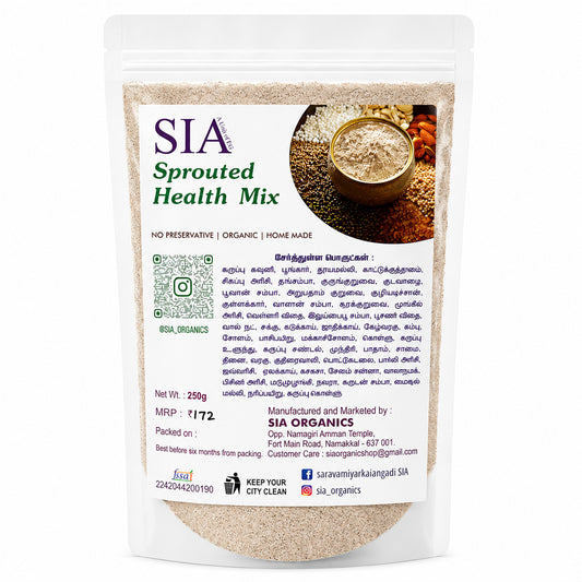 SIA 52 Ingredients Added Sprouted Health Mix [For Babies 6+ Months, Children & Adults]